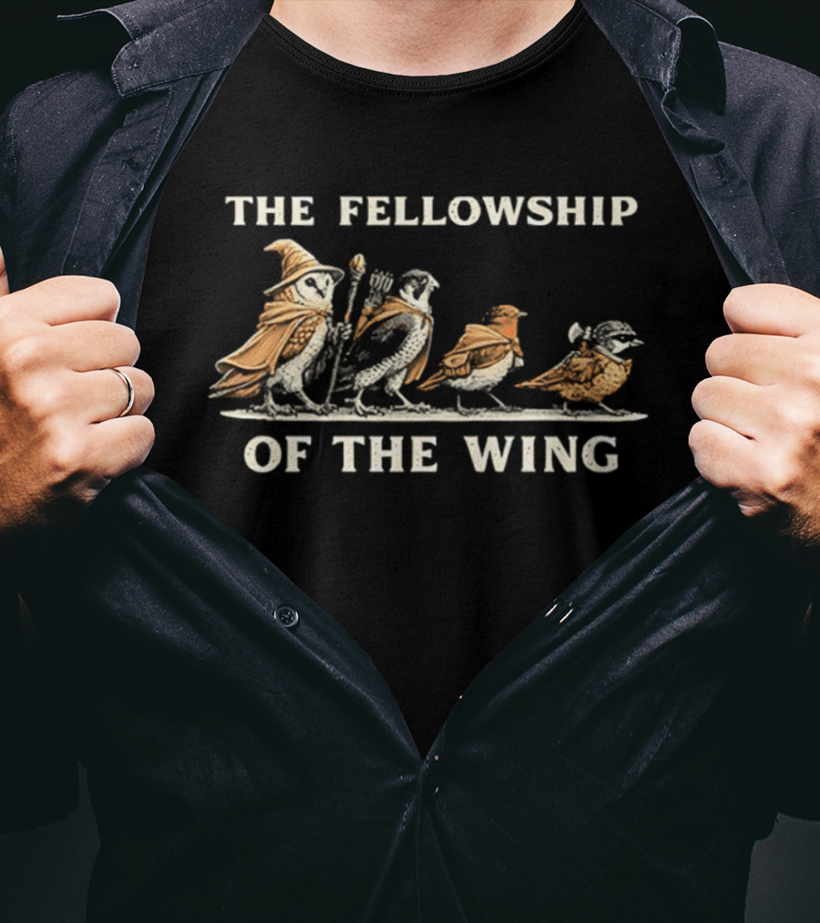 The Fellowship Of The Wing Lord Of The Rings Birds T-Shirt