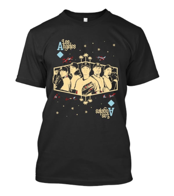 Los Angeles Dodgers Aces 2026 MLB Season Signatures T-Shirt