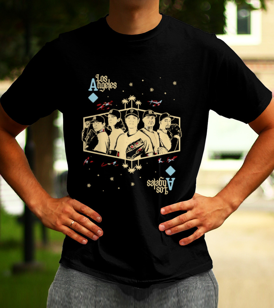 Los Angeles Dodgers Aces 2026 MLB Season Signatures T-Shirt