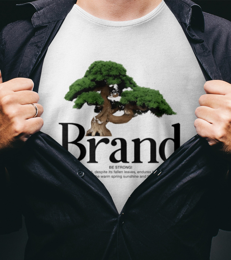 Brand Be Strong Be Like The Tree Endure Winter Los Angeles Since 2026 T-Shirt
