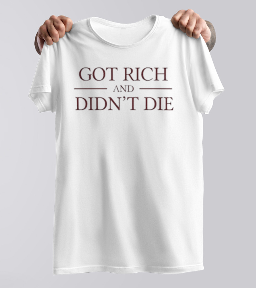 Got Rich And Didn't Die 50 Cent Music T-Shirt