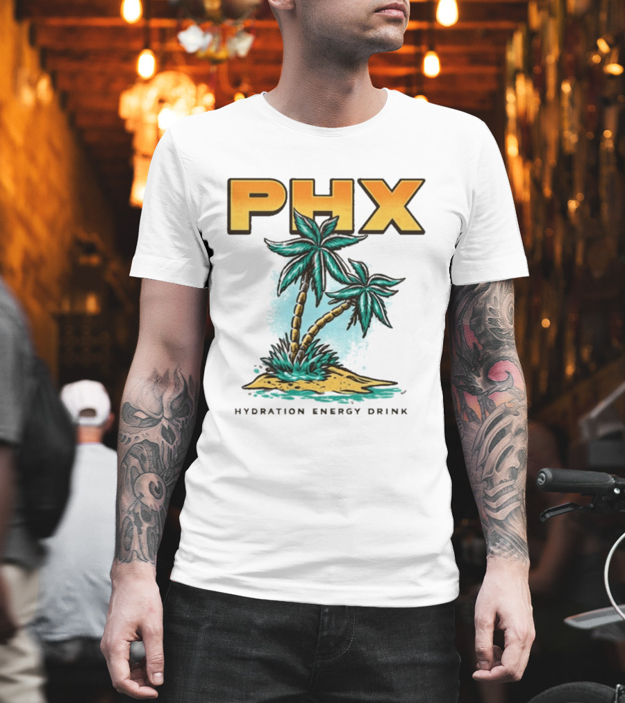 PHX Palm Tree Hydration Energy Drink T-Shirt