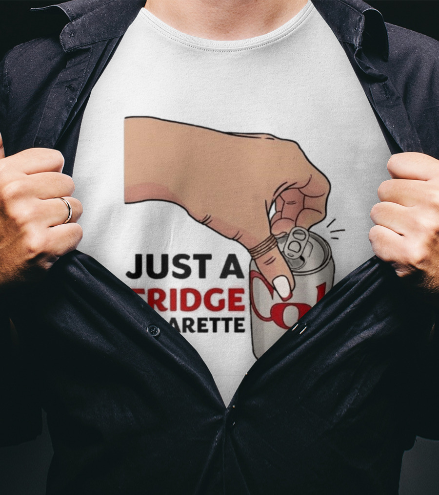 Just A Fridge Cigarette Coke Pop Art Can T-Shirt