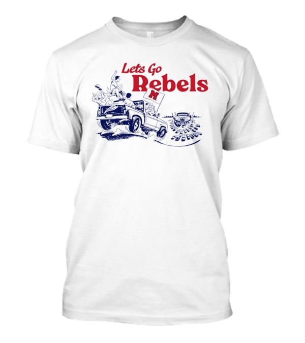 Let's Go Rebels Ole Miss Football Road Trip Adventure T-Shirt