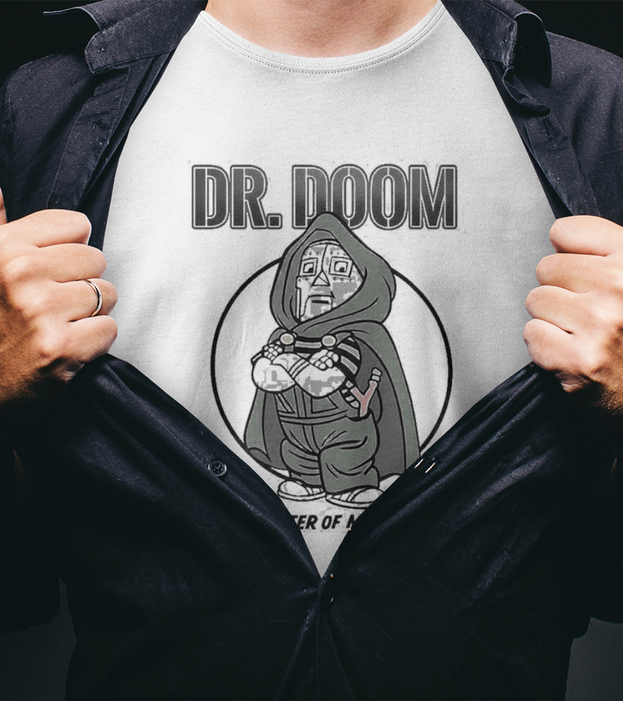 Dr Doom Master Of Menace Villain T-Shirt