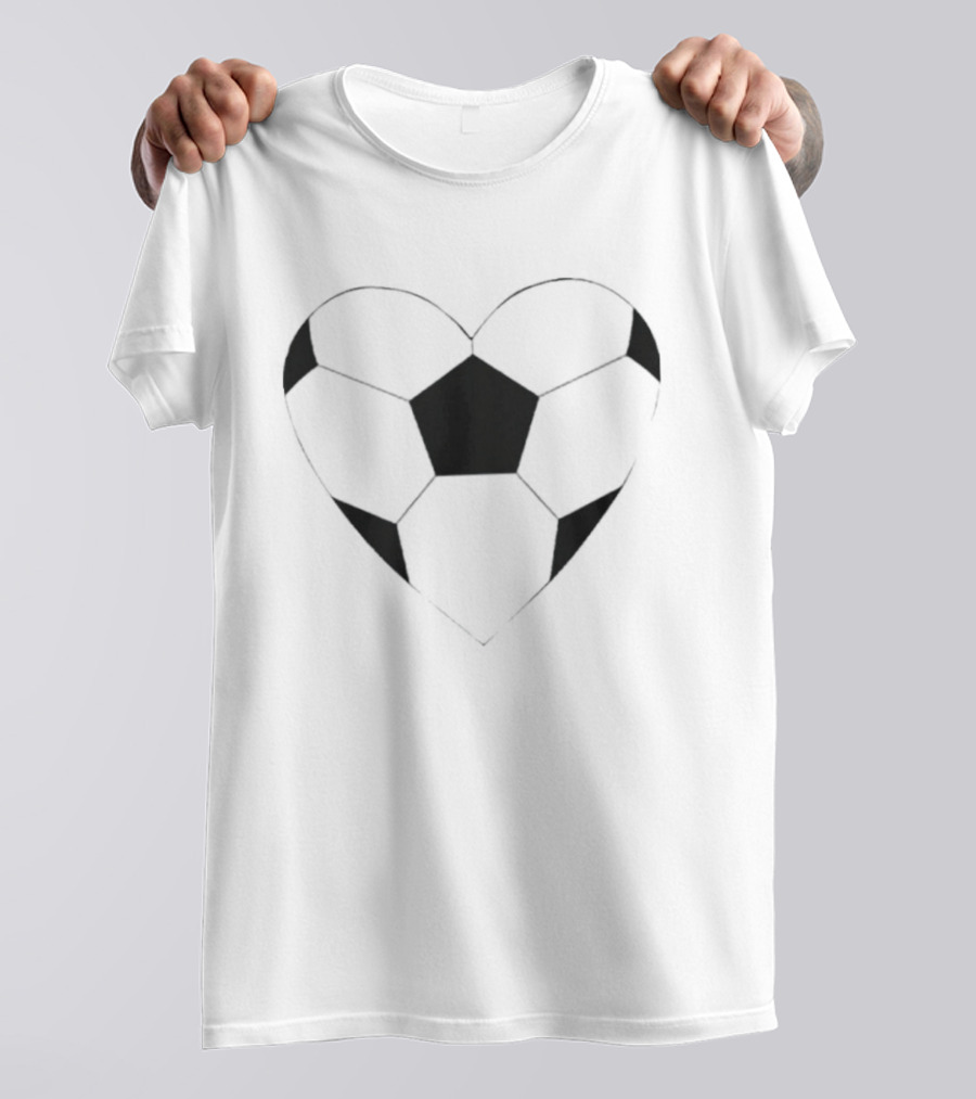 Ted Lasso Keeley Jones Heart Shaped Soccer Ball T-Shirt