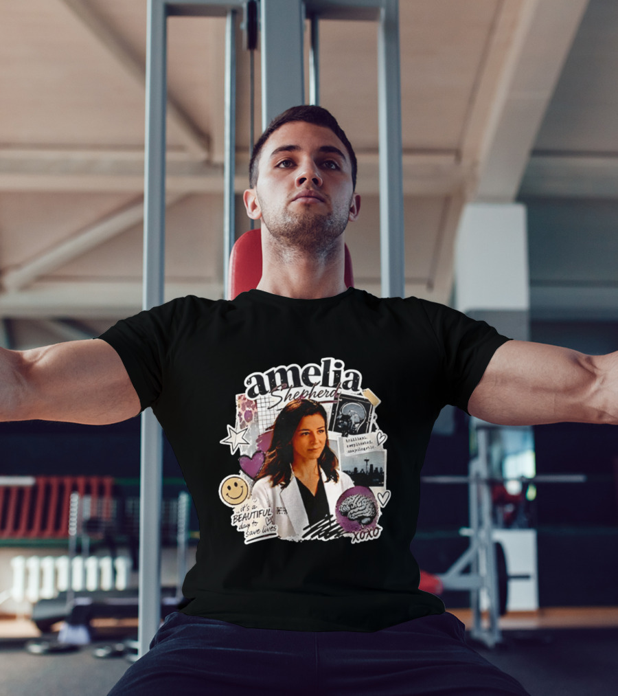 Amelia Shepherd Brilliant Complicated Unapologetic Beautiful Day To Save Lives Seattle Doctor T-Shirt