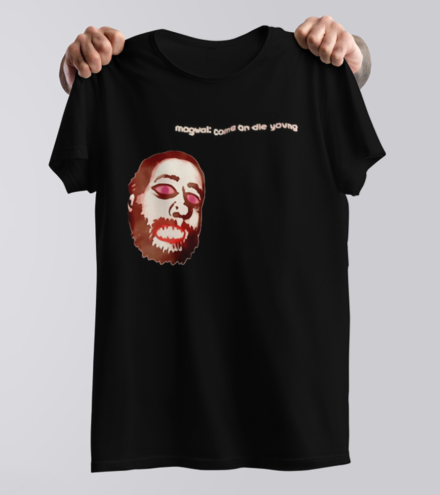 Mogwai Come On Die Young Album Cover Art Face T-Shirt