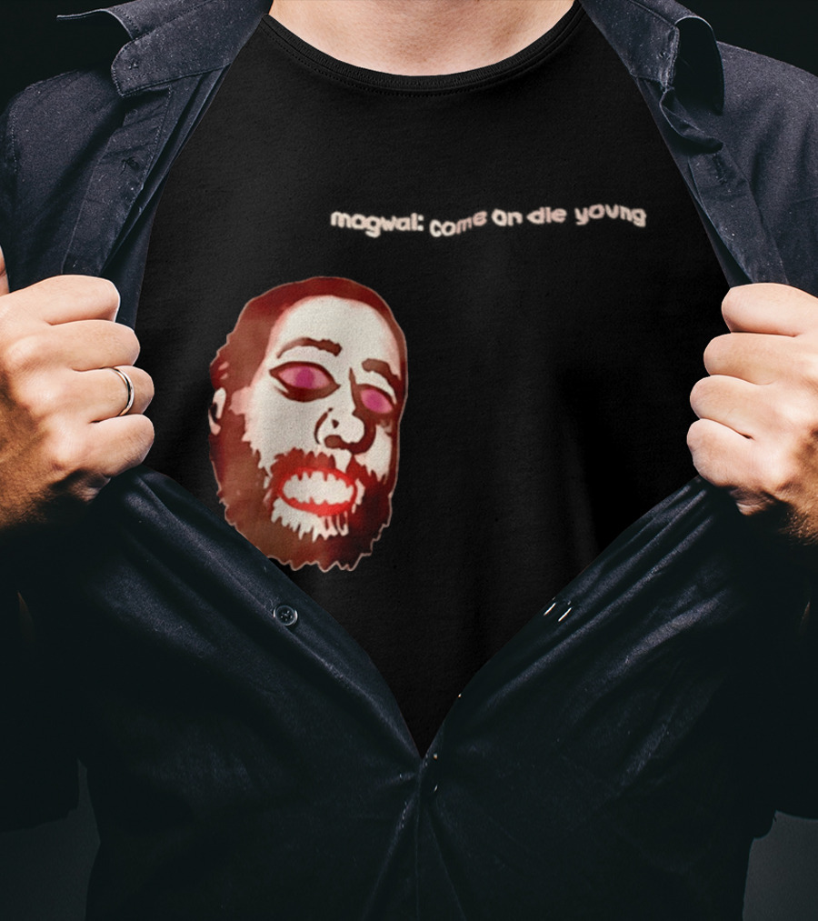 Mogwai Come On Die Young Album Cover Art Face T-Shirt