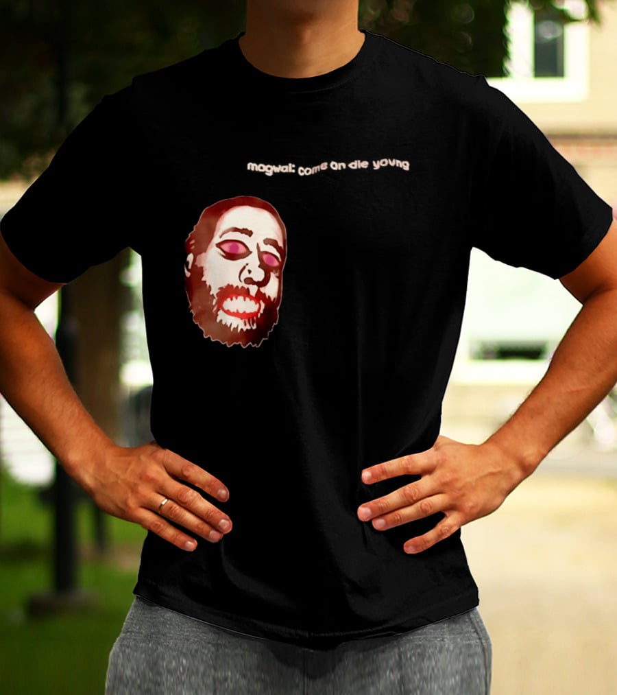 Mogwai Come On Die Young Album Cover Art Face T-Shirt