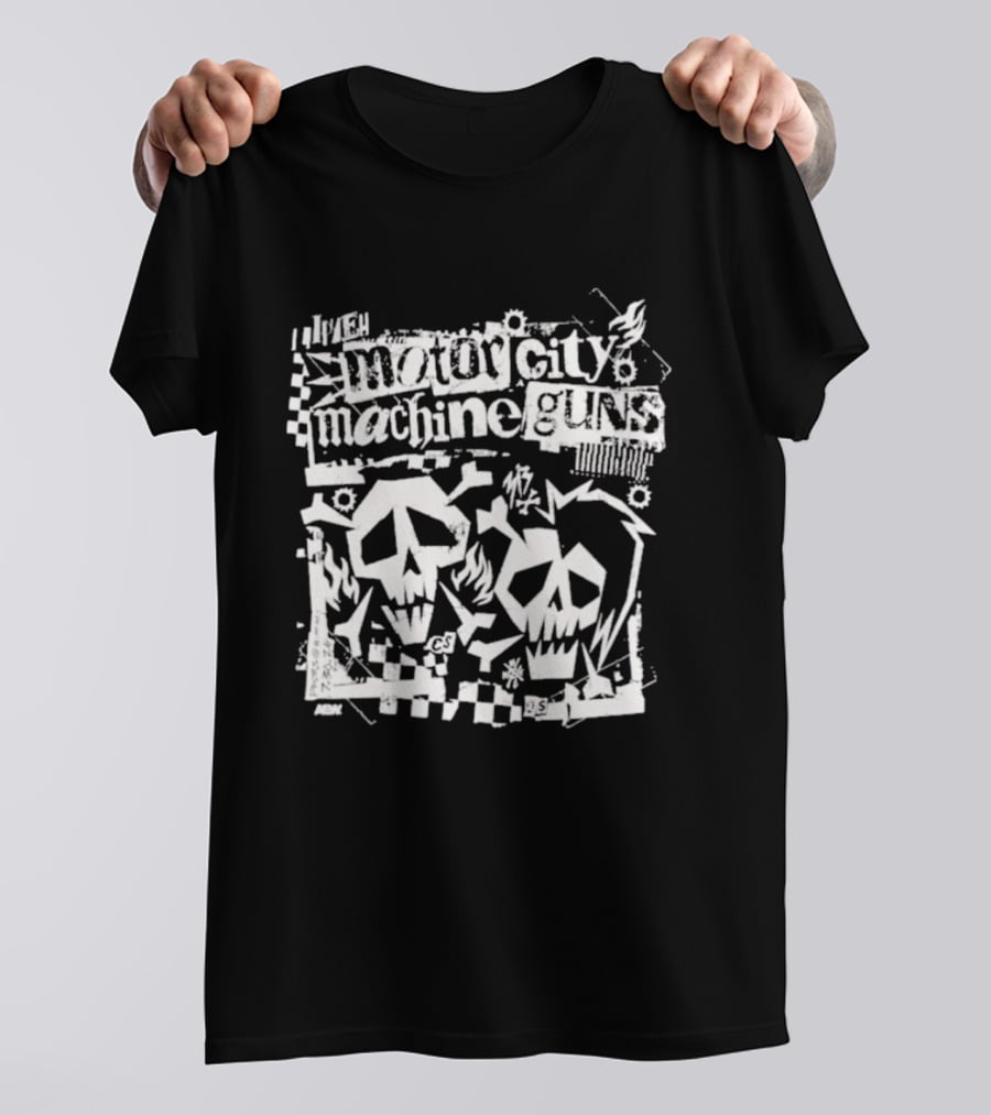 Motor City Machine Guns MCMG Skull T-Shirt