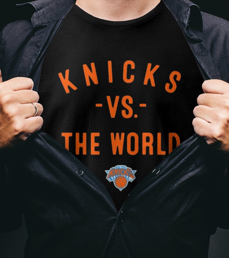 New York Knicks Vs The World NBA 2026 Nowbes T-Shirt