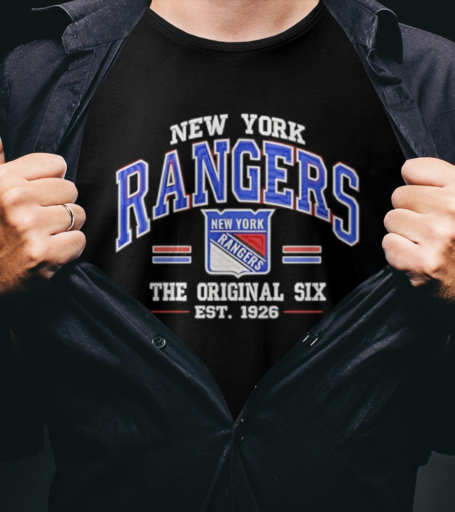 New York Rangers The Original Six Established 1926 T-Shirt