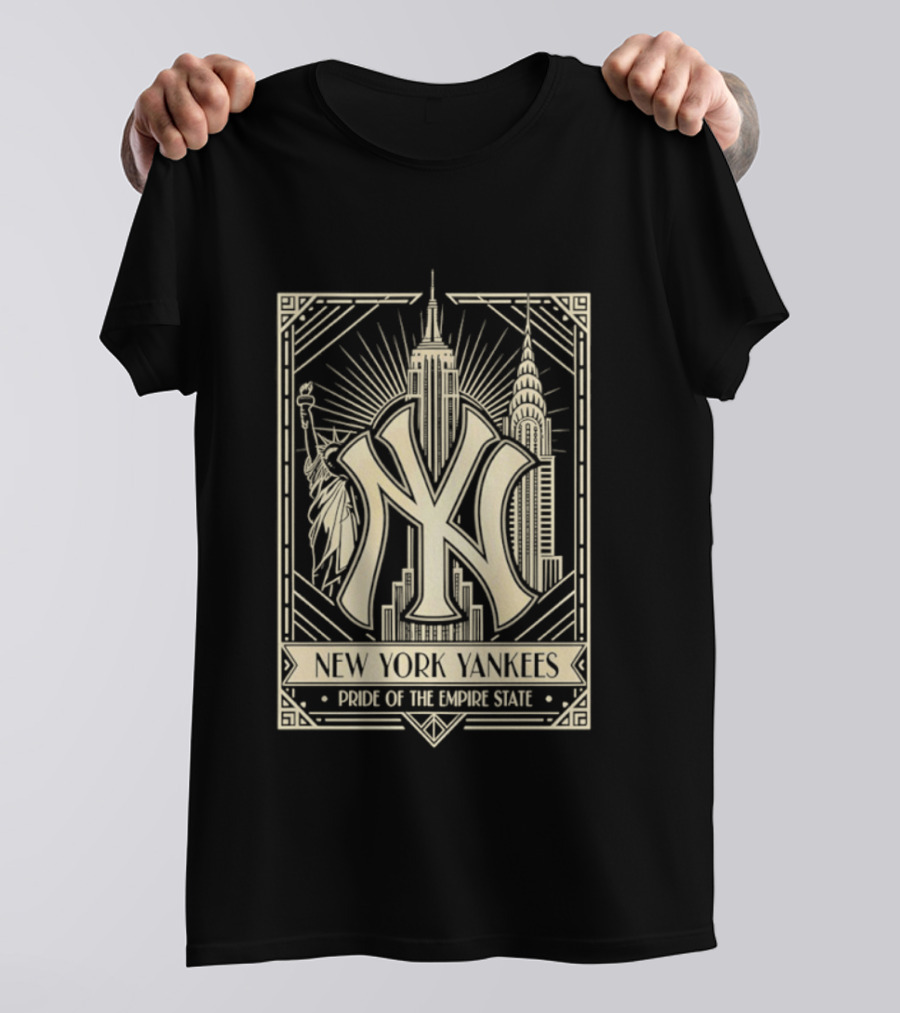 New York Yankees Pride Of The Empire State Iconic Skyline T-Shirt