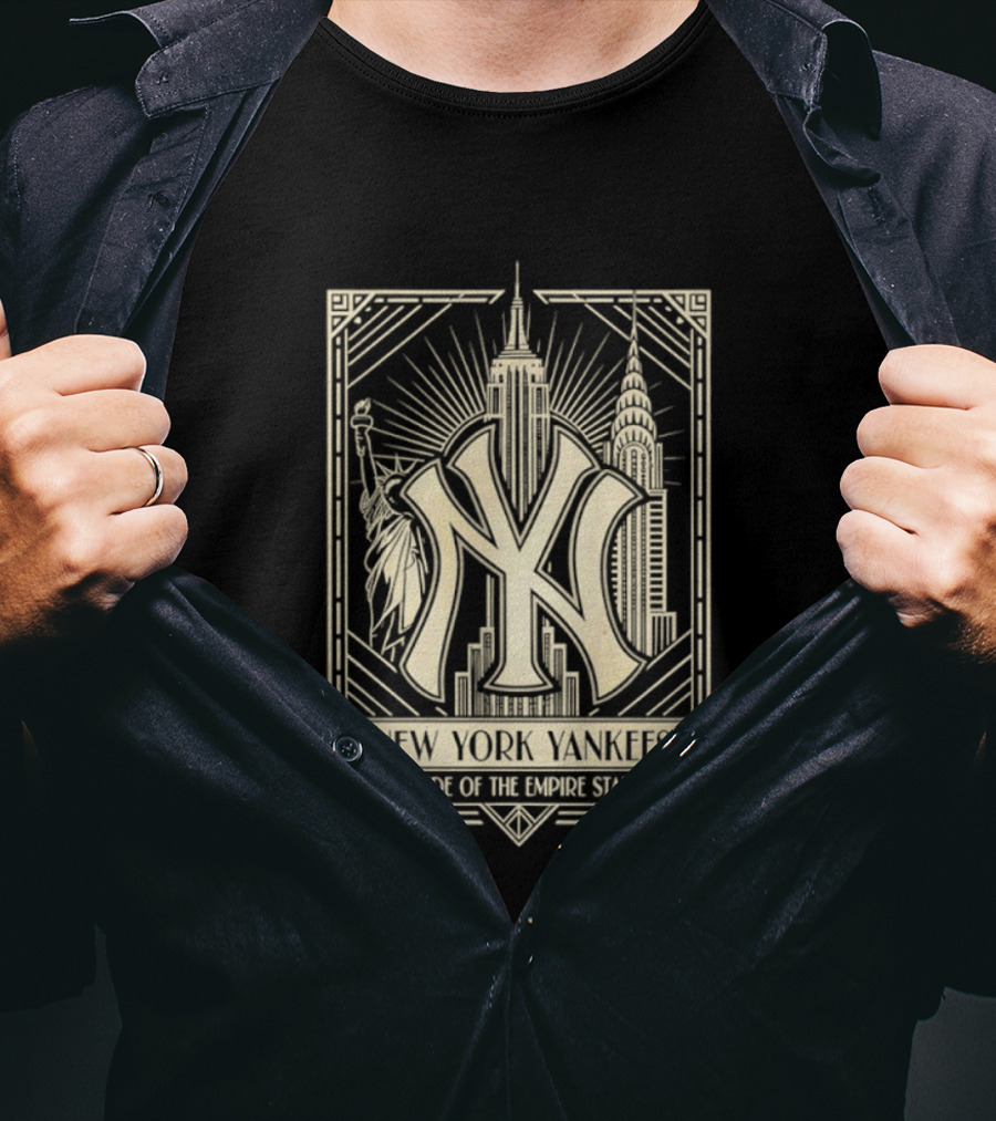 New York Yankees Pride Of The Empire State Iconic Skyline T-Shirt