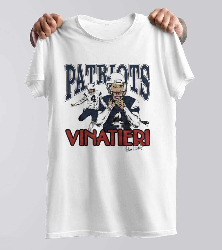 Patriots Vinatieri Adam New England Football T-Shirt
