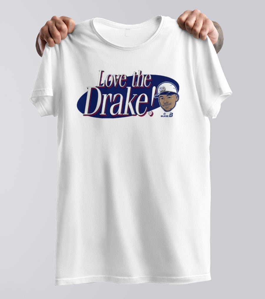 Love The Drake Text With Baseball Cap T-Shirt