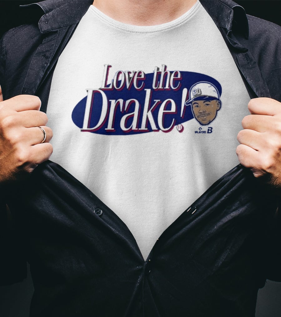 Love The Drake Text With Baseball Cap T-Shirt