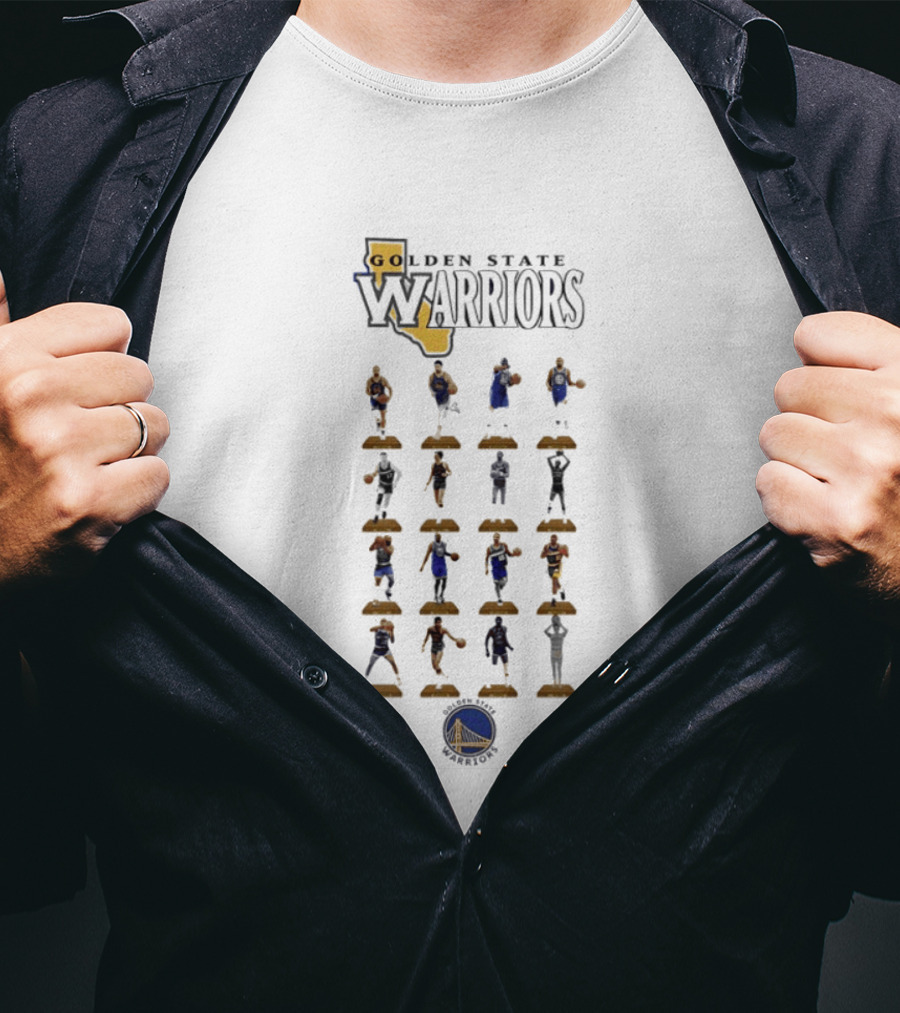 Golden State Warriors NBA Legends Moments T-Shirt