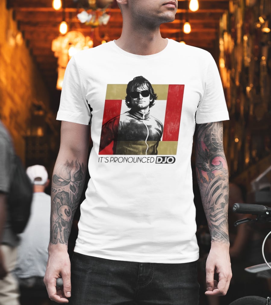 It's Pronounced Djo With Retro Style Sunglasses T-Shirt