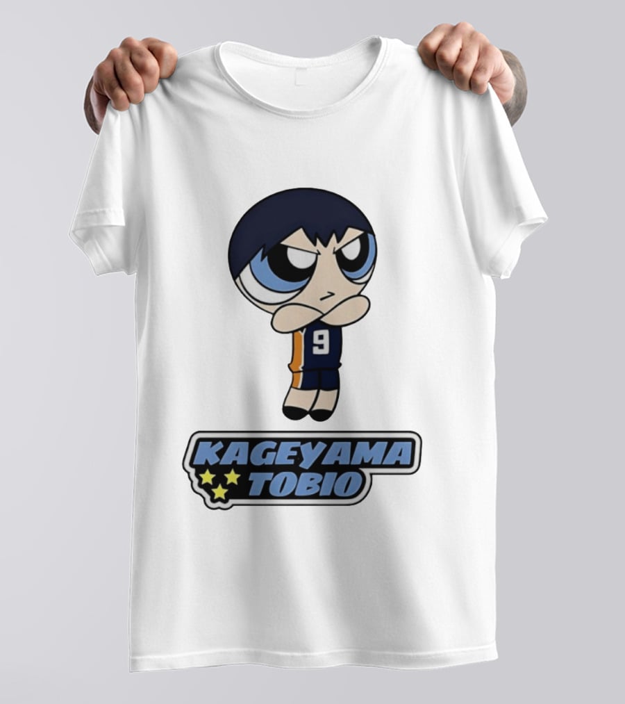 Kageyama Tobio 9 Haikyuu Powerpuff Girls T-Shirt