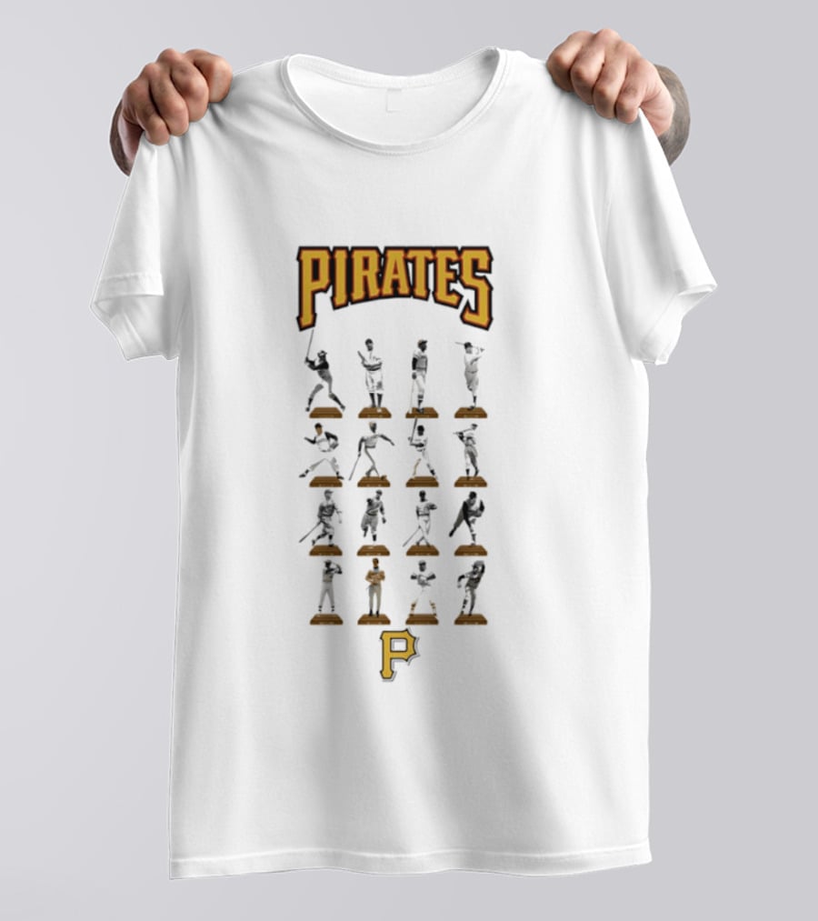 Pittsburgh Pirates Legends Hall Of Fame Baseball Players Iconic Moments T-Shirt
