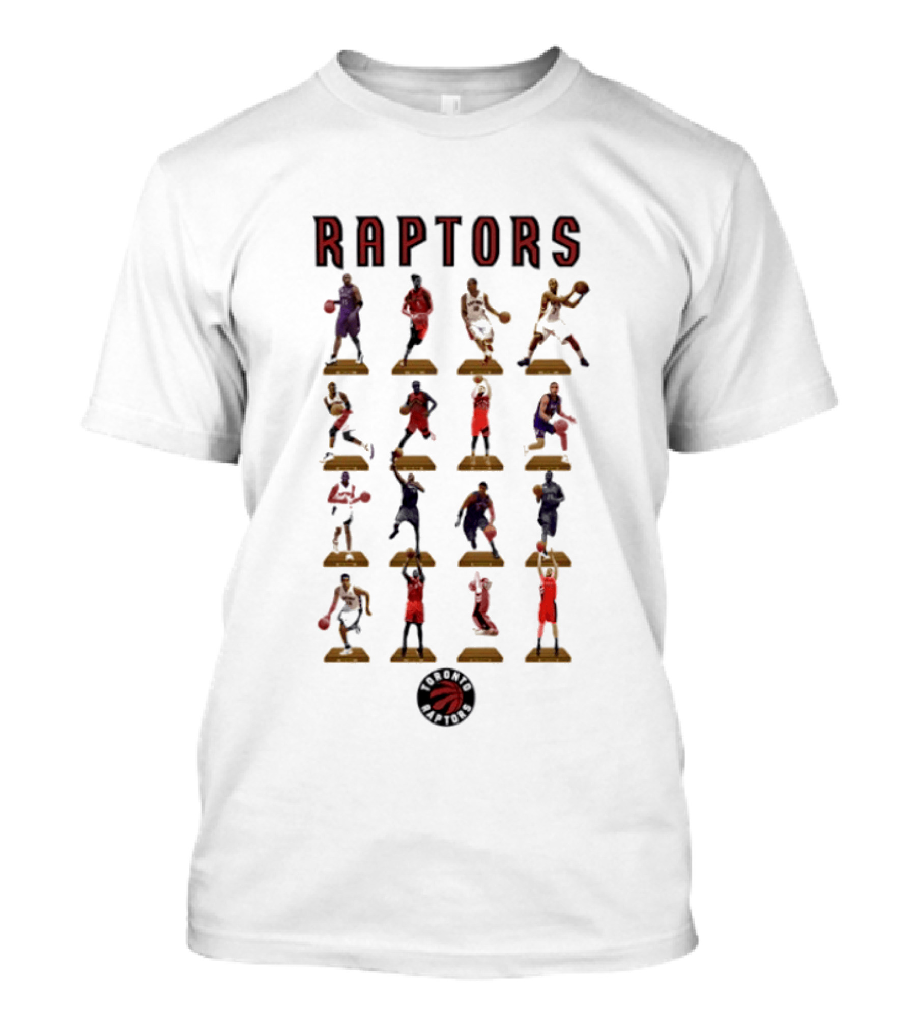Raptors NBA Hall Of Fame Legends Moments T-Shirt