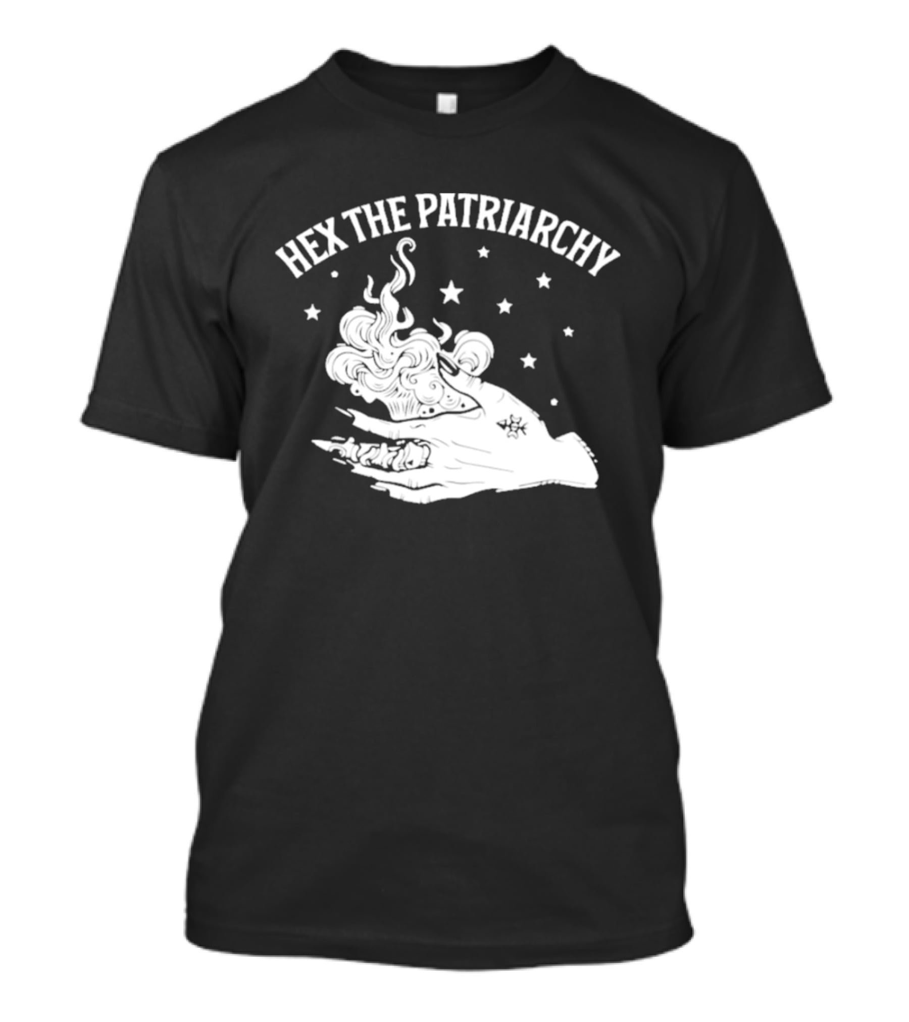 Hex The Patriarchy Mystical Hand Stars T-Shirt