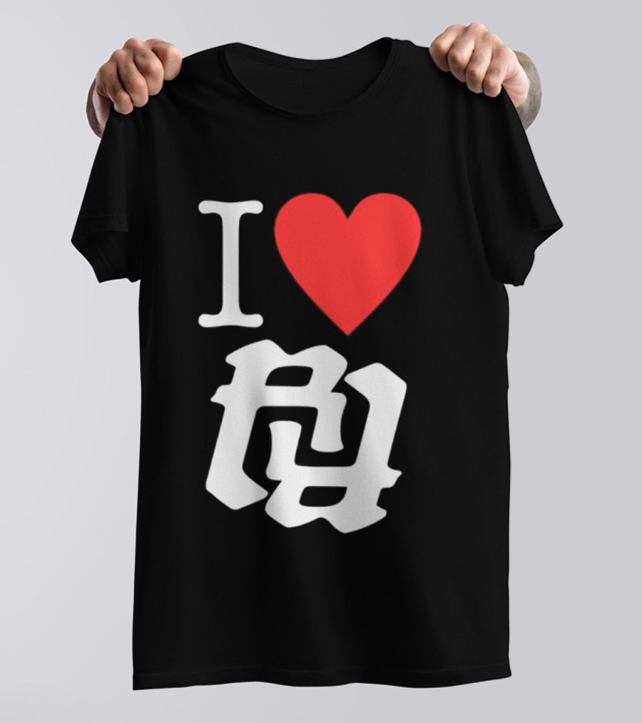 I Heart RR White T-Shirt