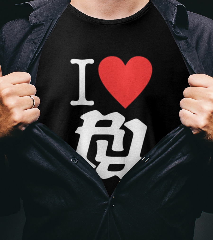 I Heart RR White T-Shirt