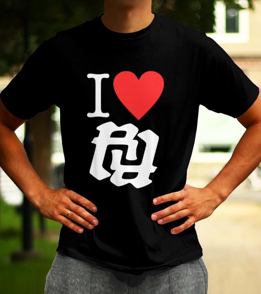 I Heart RR White T-Shirt