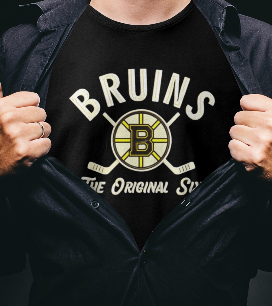 Bruins The Original Six NHL Hockey Team T-Shirt