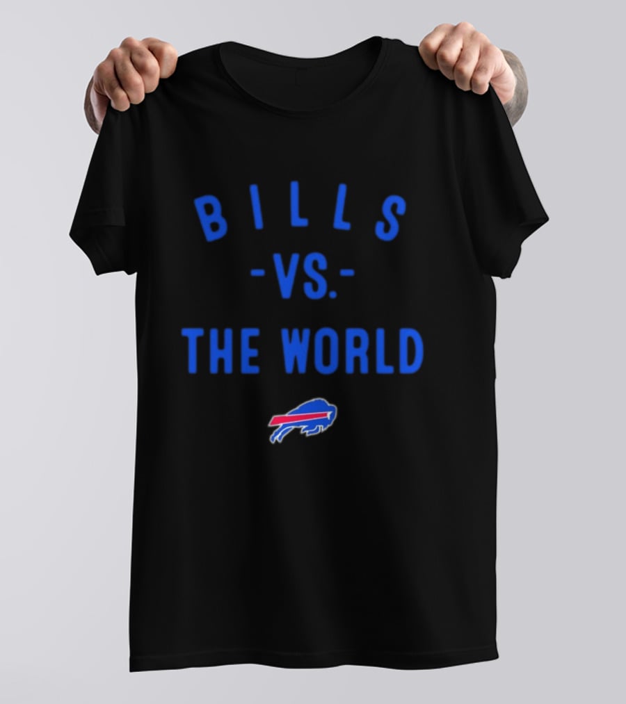 Buffalo Bills Vs The World 2026 Season NFL Team Battle T-Shirt
