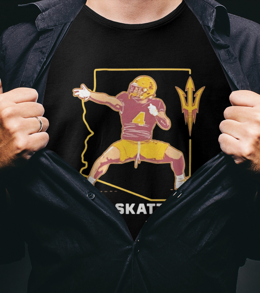 Cam Skattebo ASU Football Arizona State Sun Devils Star 2026 T-Shirt