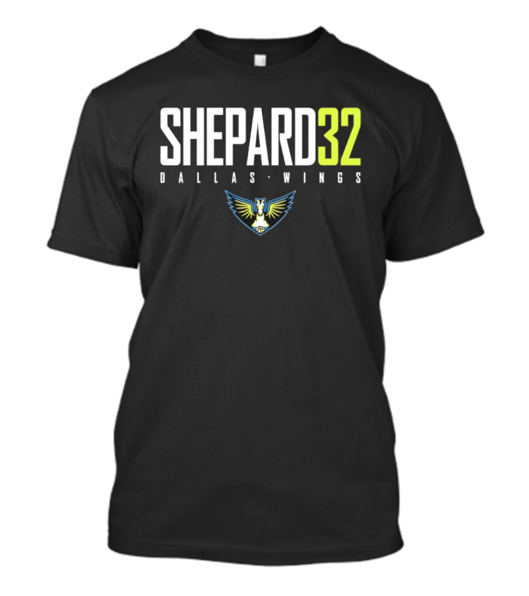 Shepard 32 Dallas Wings WNBA Logo 2026 T-Shirt