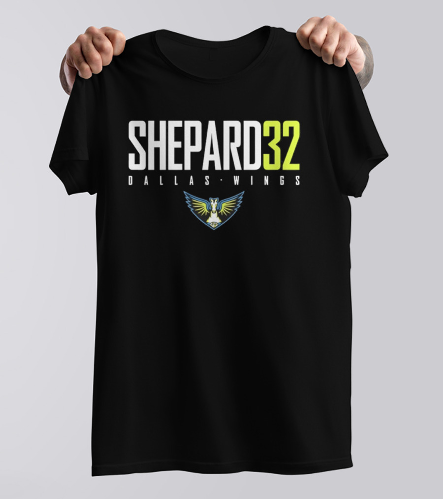 Shepard 32 Dallas Wings WNBA Logo 2026 T-Shirt