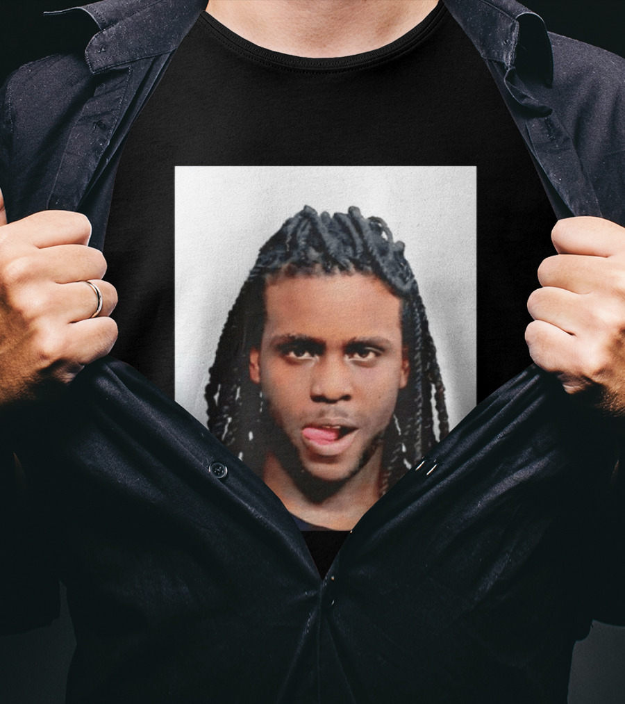 Chief Keef Shot Photo Dreadlocks Tongue Out T-Shirt