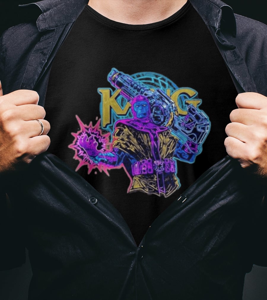 Kang The Conqueror Cinematic King Power Burst T-Shirt