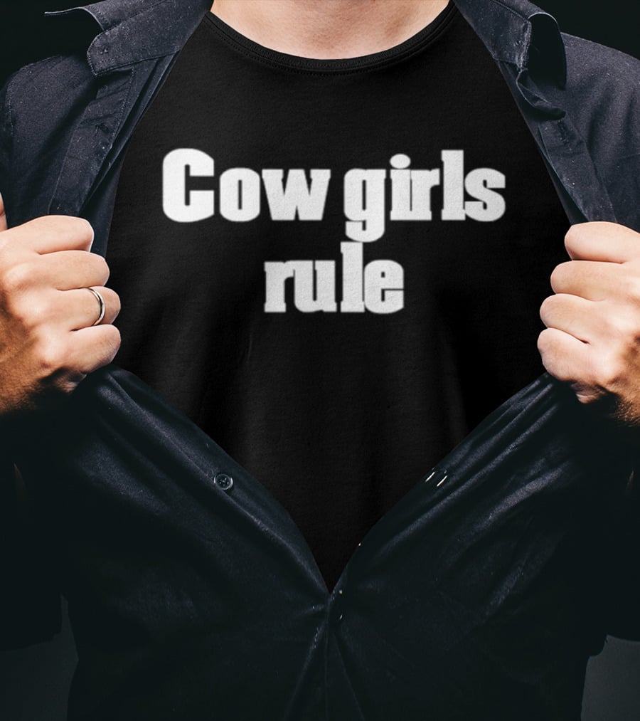 Cowgirls Rule Western Empowerment T-Shirt