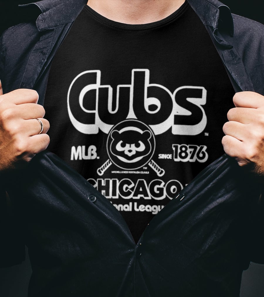 Cubs Chicago MLB National League Since 1876 T-Shirt