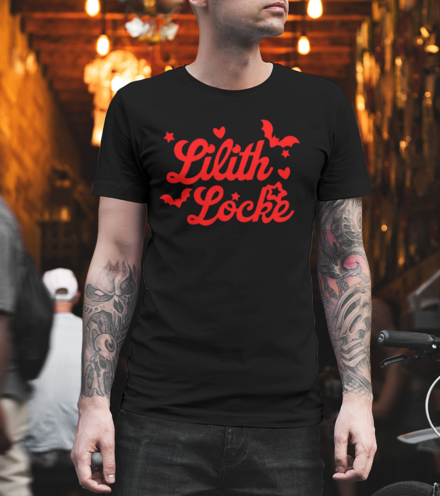 Lilith Locke Hearts And Stars With Bats T-Shirt