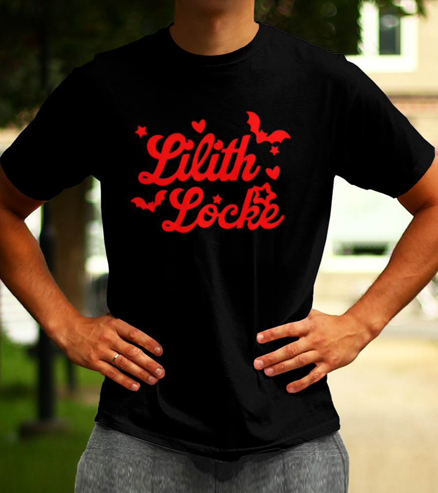 Lilith Locke Hearts And Stars With Bats T-Shirt