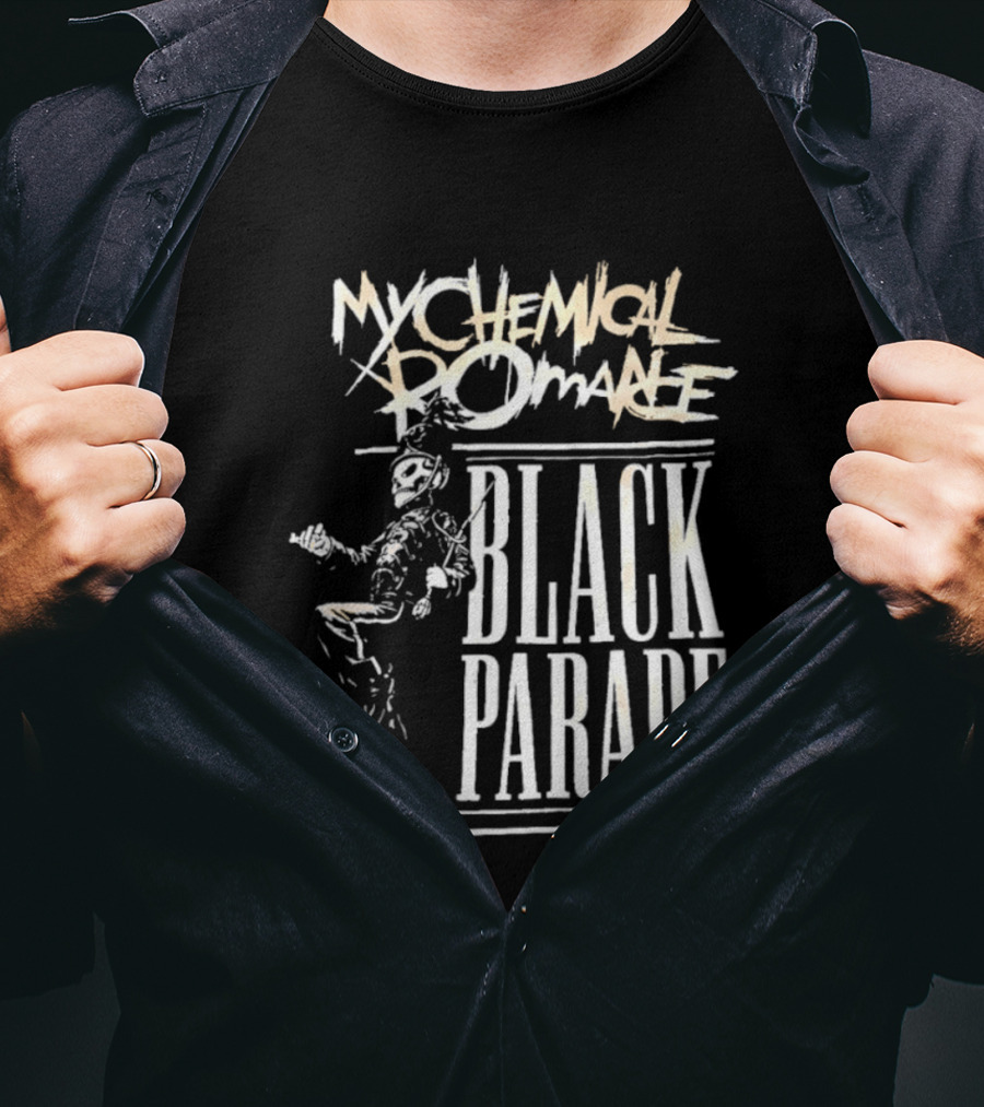 My Chemical Romance Black Parade Skeleton Marching Band T-Shirt