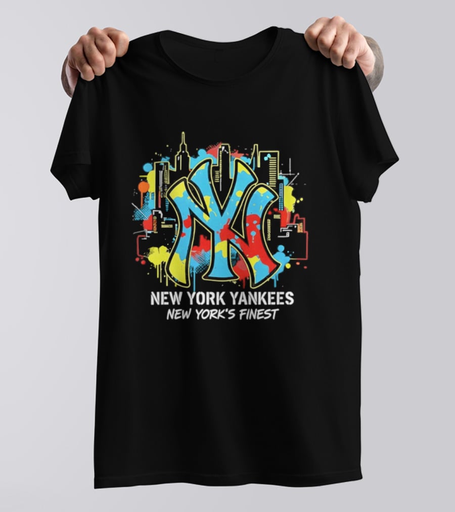 New York Yankees City Skyline New York's Finest T-Shirt