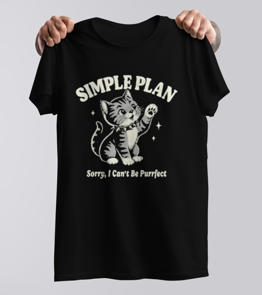 Simple Plan Cat T-Shirt