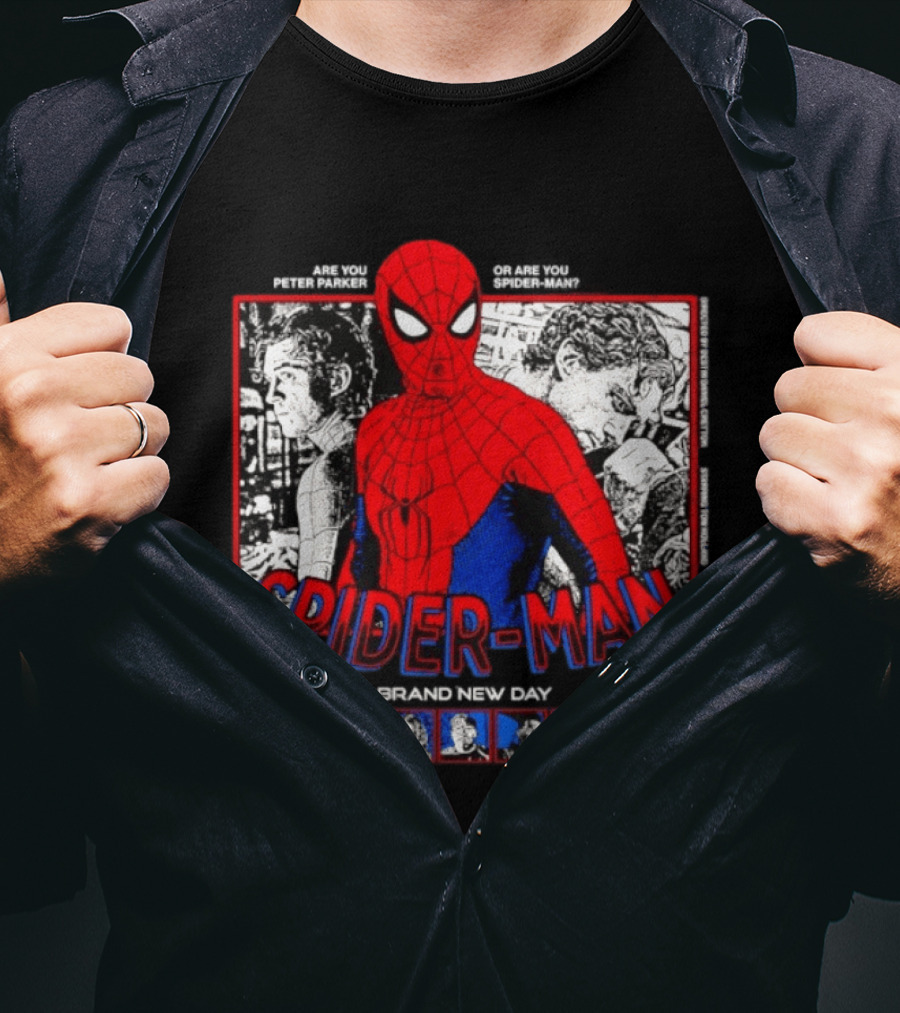 Spider Man Brand New Day Are You Peter Parker Or Are You Spider Man T-Shirt