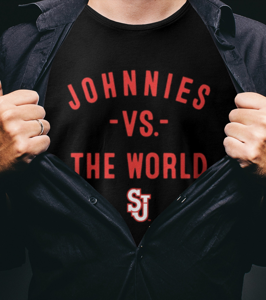 St. John's Red Storm Johnnies Vs The World SJ NCAA 2026 Season T-Shirt