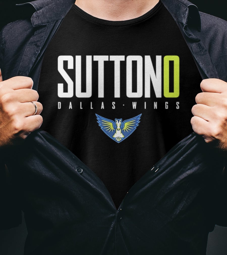 Sutton 0 Dallas Wings Sug Sutton WNBA 2026 T-Shirt