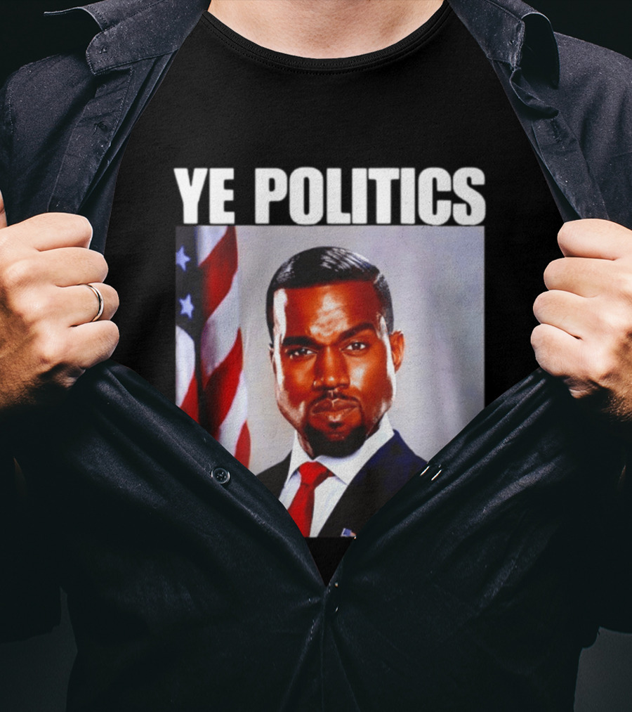 Ye Politics Kanye West American Flag T-Shirt