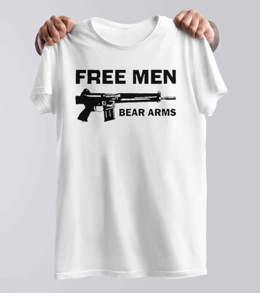 Free Men Bear Arms Rifle T-Shirt